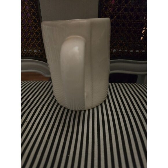 NWT Rae Dunn Halloween Boo Coffee Mug White Black Writing 2020 - Picture 6 of 11